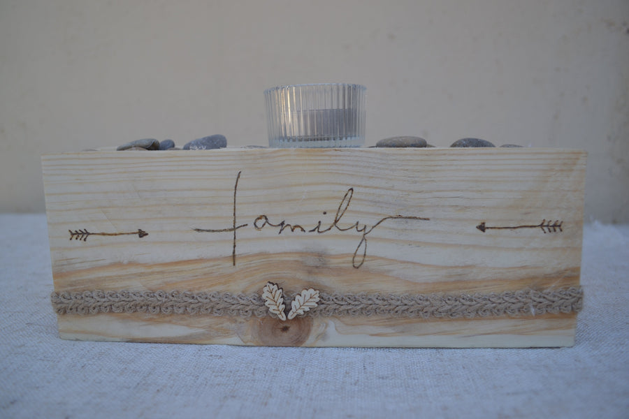 Regala encanto con nuestra pieza Family de madera artesanal Kimori