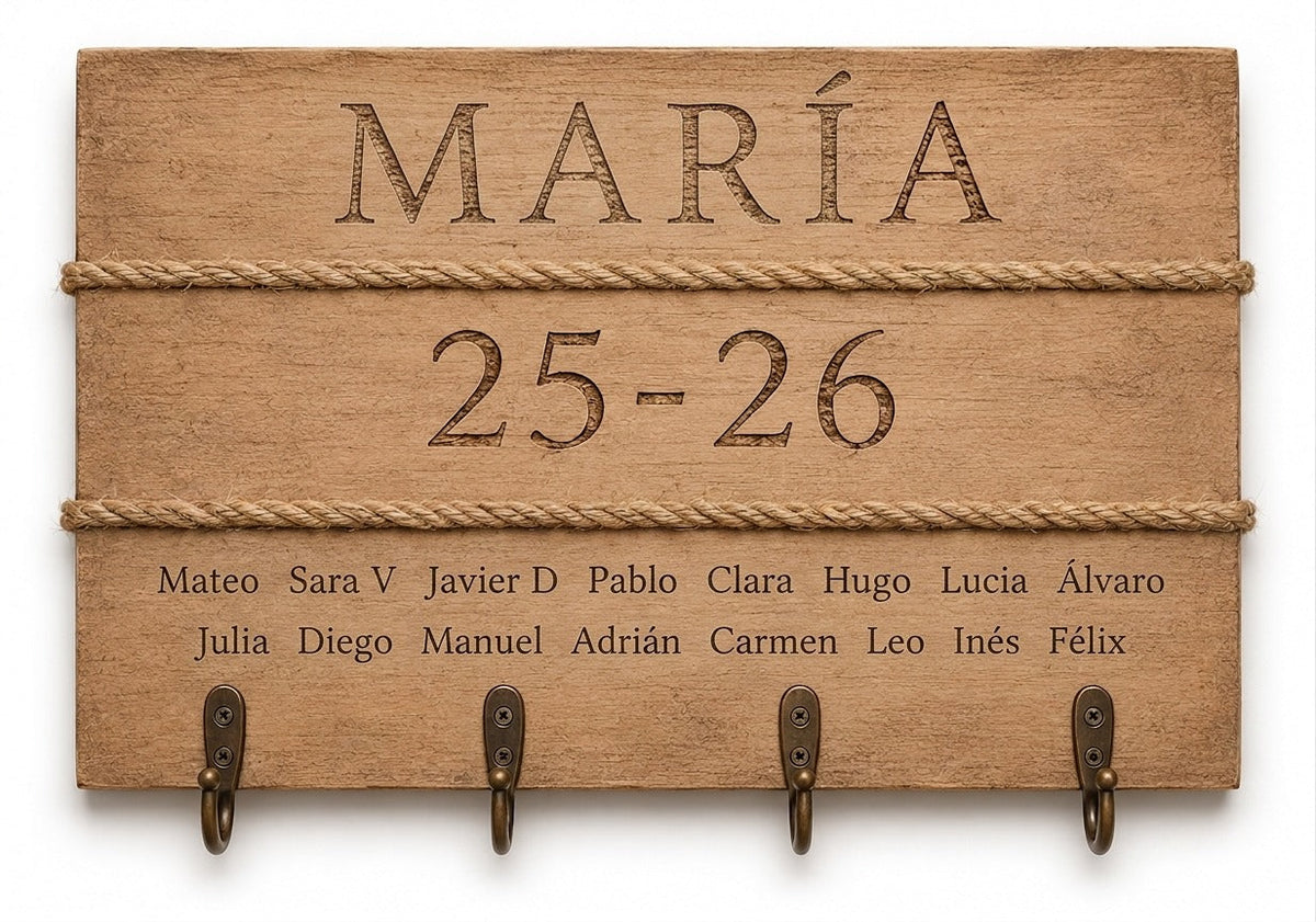 Regalos personalizados con nombre en madera: el detalle perfecto para sorprender a quienes más quieres