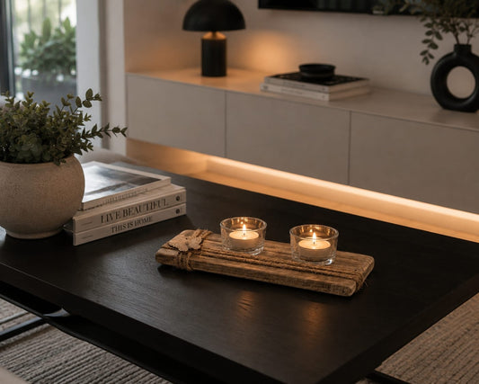 Velas artesanales de madera y soja: la tendencia en decoración natural que conquista los hogares