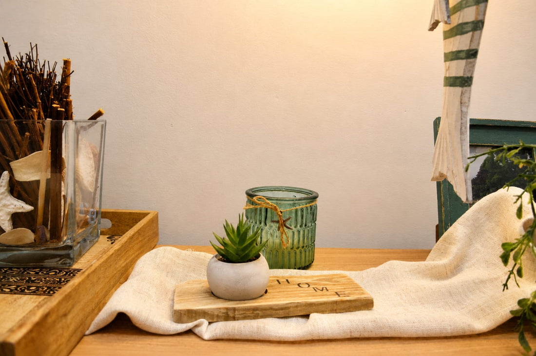 Pieza Mini Cactus HOME de Madera | Decoración Artesanal