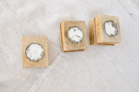 Pack de 3 Velas de Soja Natural | Decoración Artesanal Kimori Arts