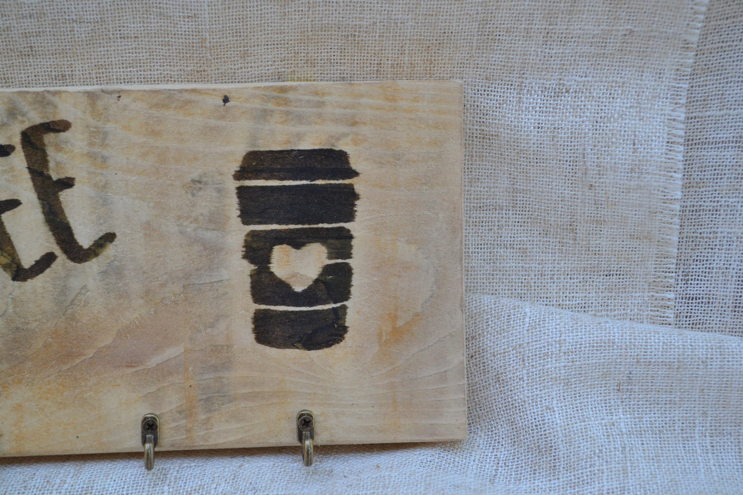 Colgador Decorativo de Madera "COFFEE"