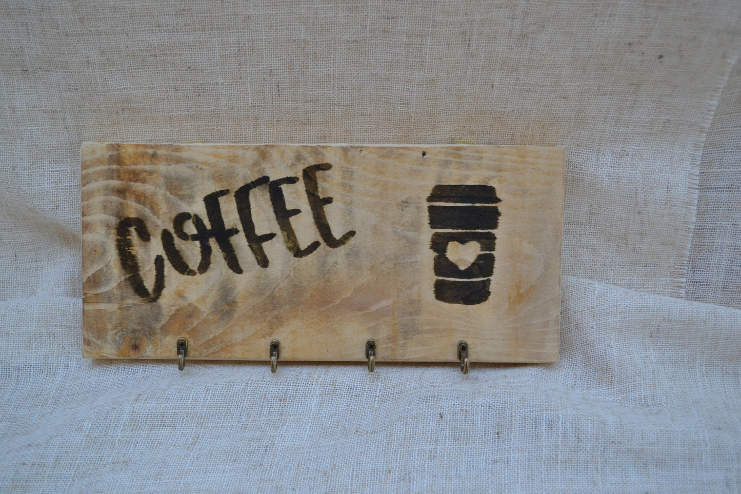 Colgador Decorativo de Madera "COFFEE"