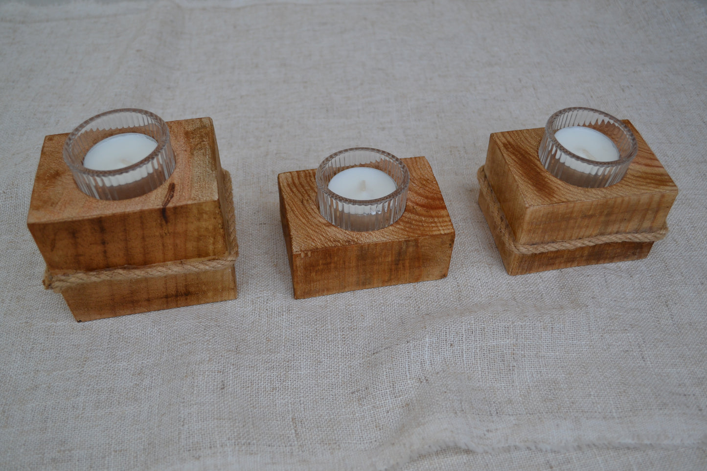 Pack de 3 Portavelas