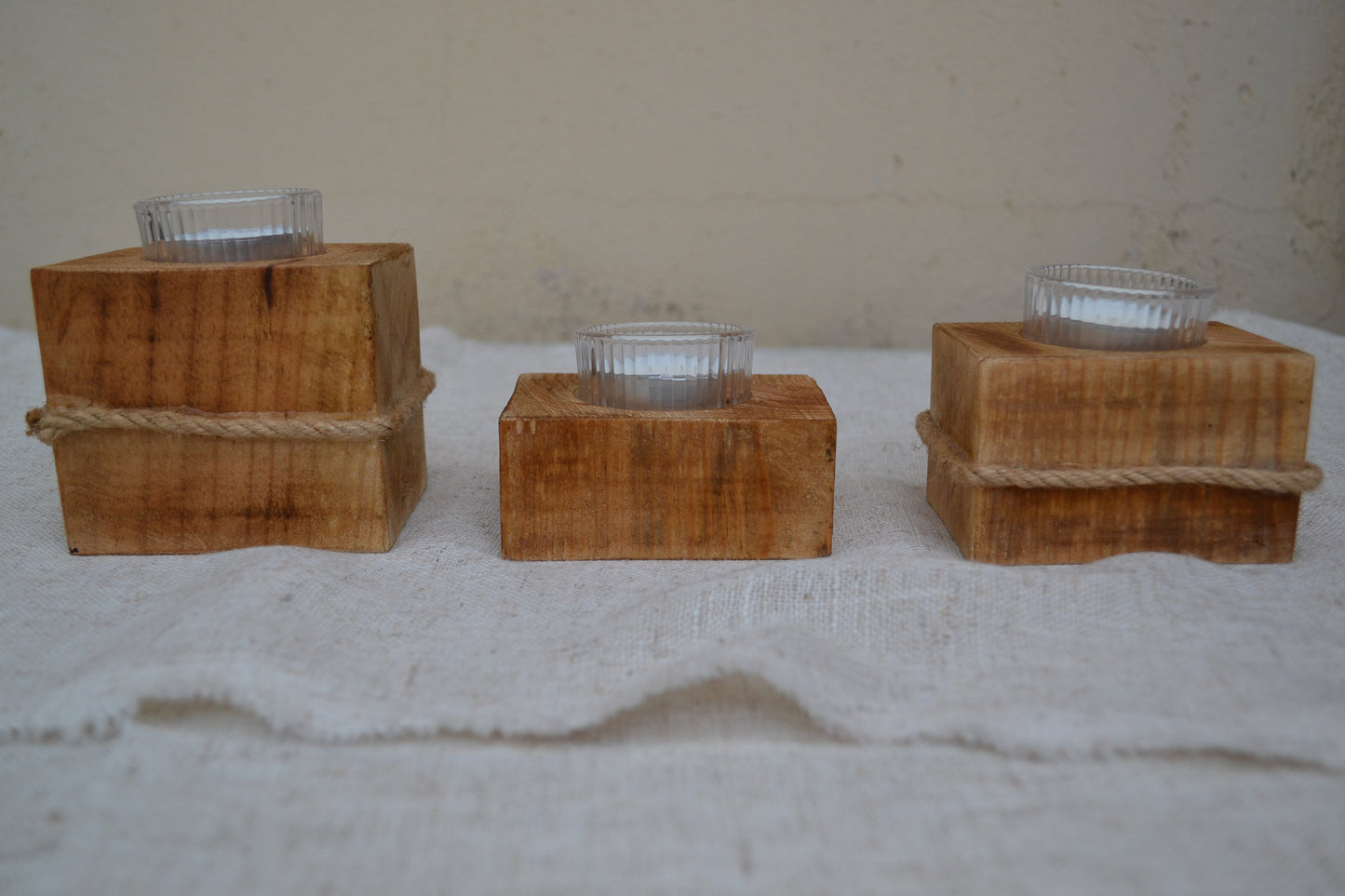 Pack de 3 Portavelas