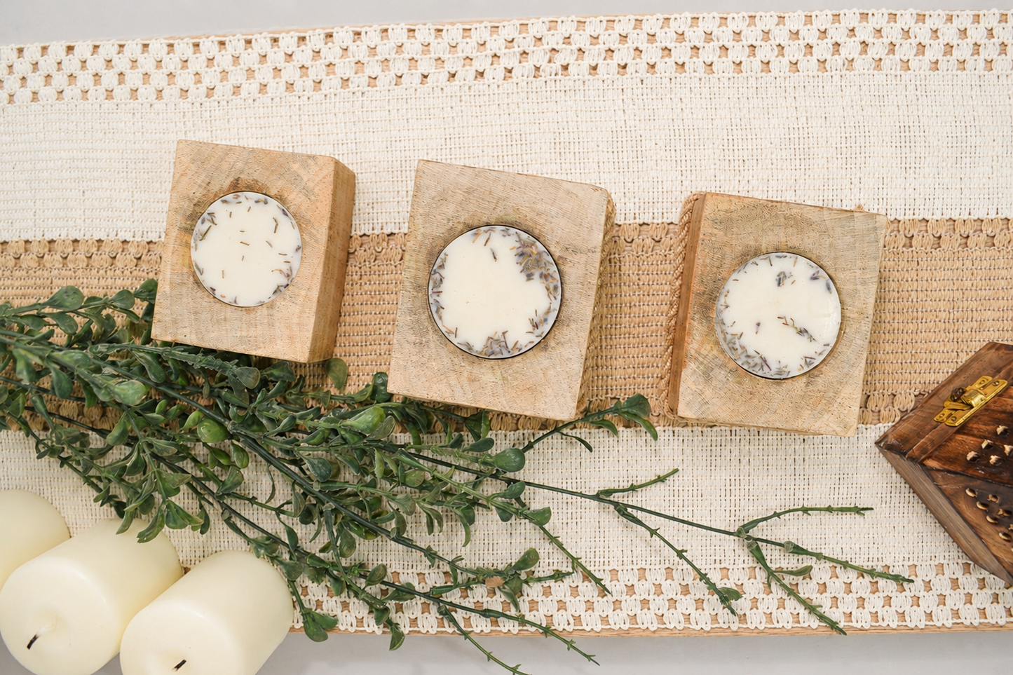 PACK PORTA VELAS CUMBRES DE TRES